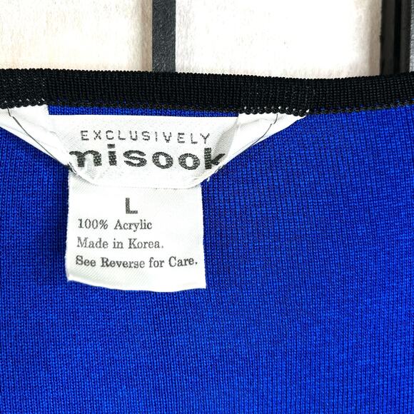 Exclusively Misook Striped Cardigan Sweater - Picture 4 of 8